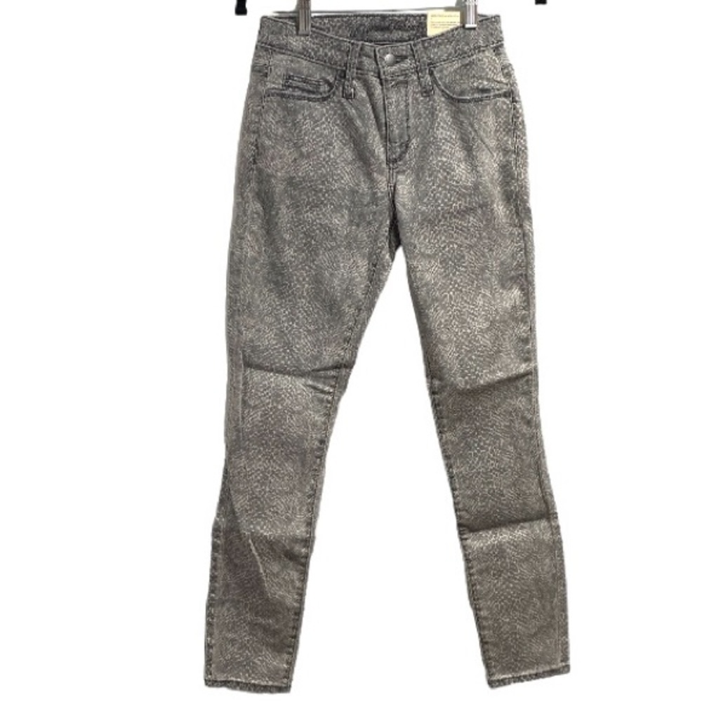 Universal Thread jeans gray snake print reptile skinny high rise 24 waist 00 NEW